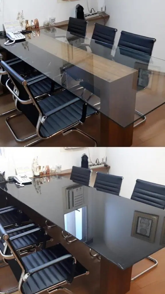 Película para Mesa de Vidro: trabalho com película